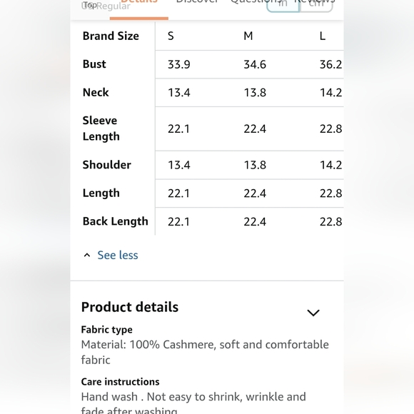 Soft Gray Cashmere Sweater - Picture 4 of 6